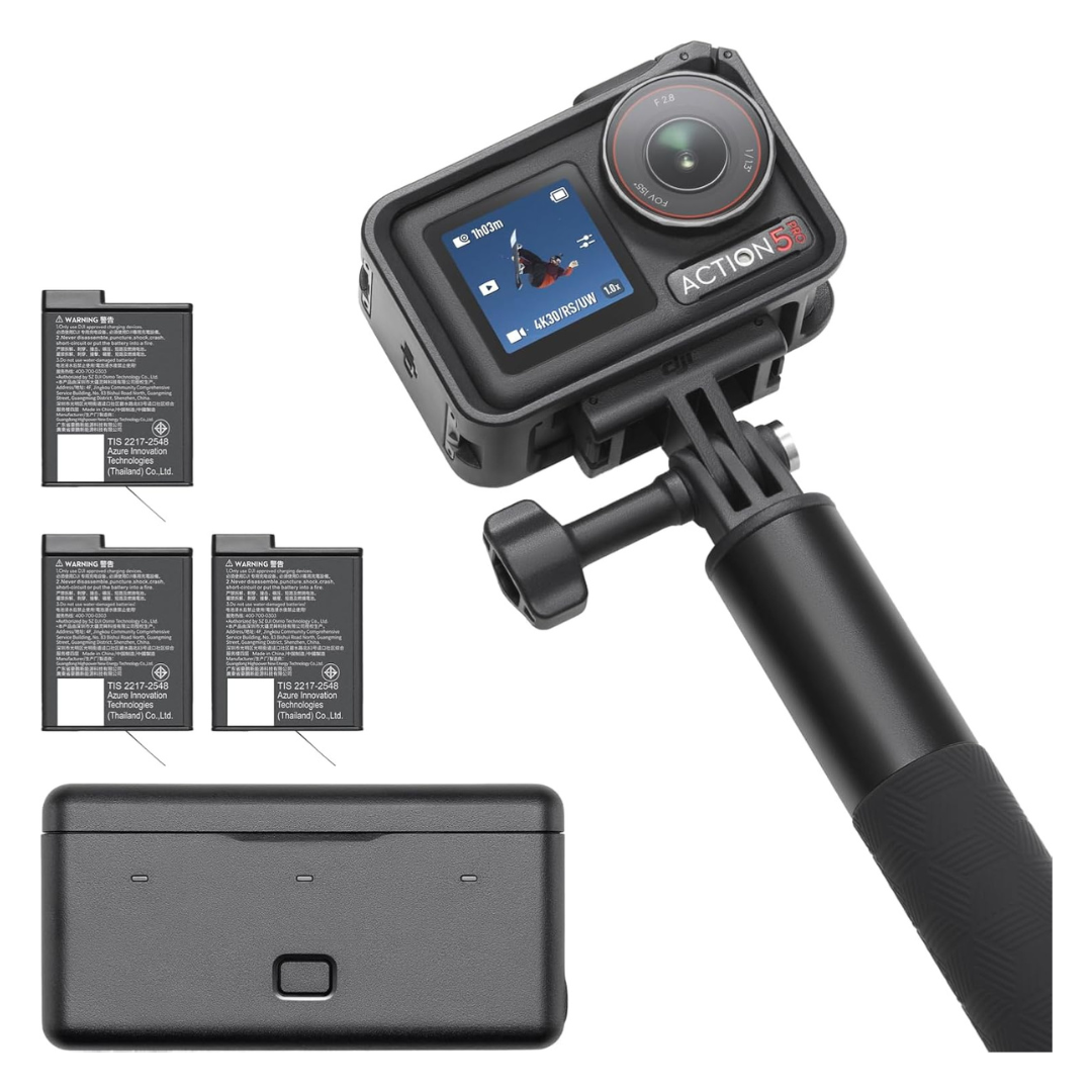 DJI Osmo Action 5 Pro 4K Action Camera With 1/1.3" Sensor