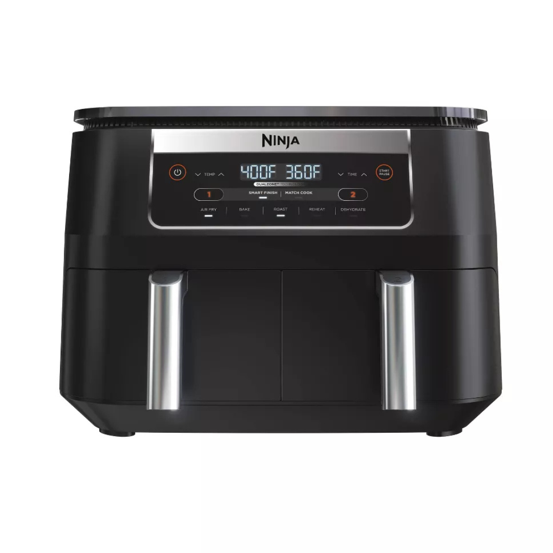 Ninja DZ090 Foodi 6 Quart 5-in-1 DualZone 2-Basket Air Fryer