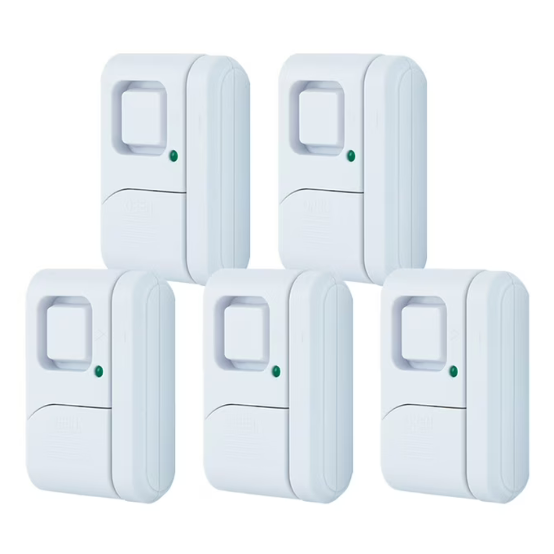 5-Pack GE Personal Security Window And Door Alarm