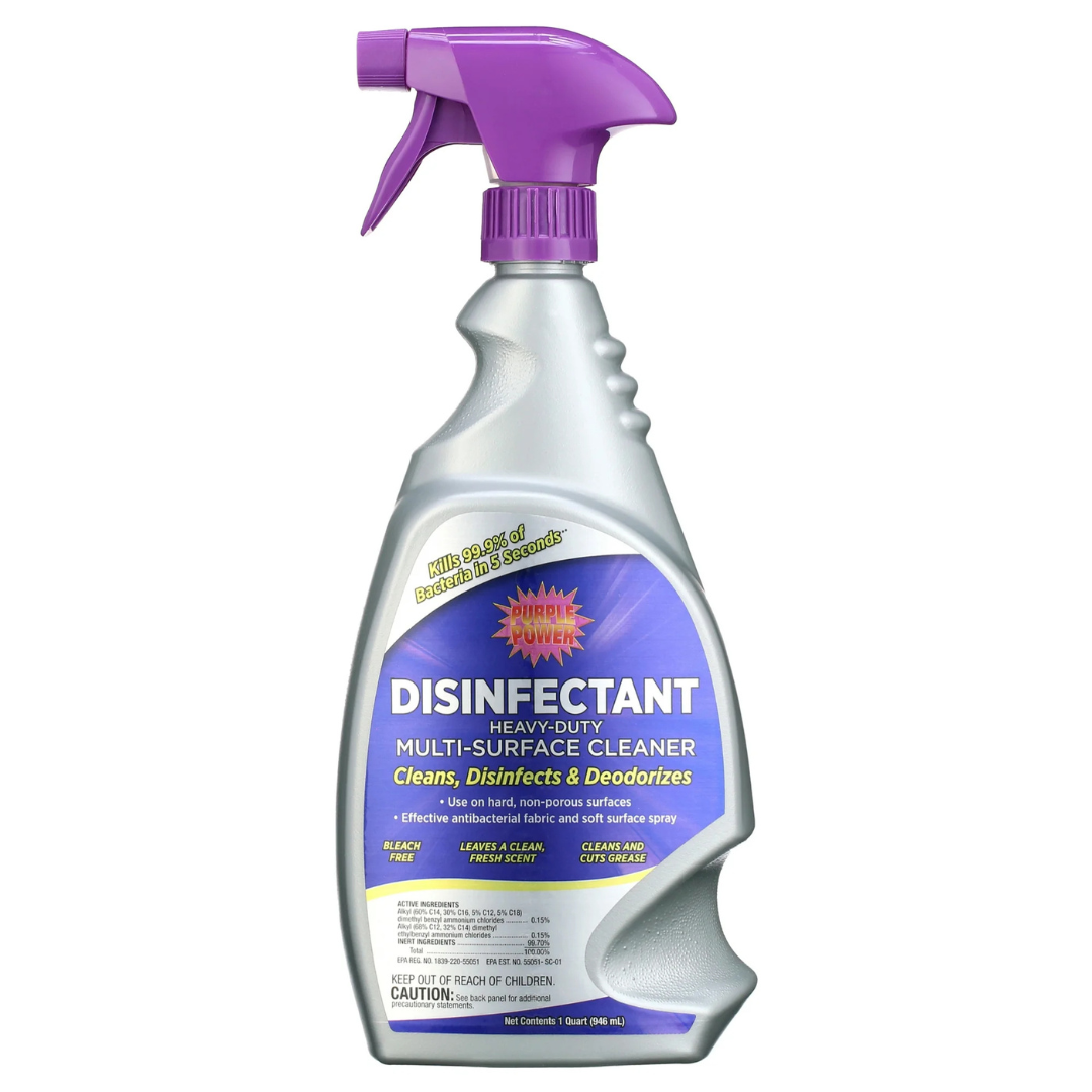 32 Fluid Ounce Purple Power Disinfectant Surface Cleaners