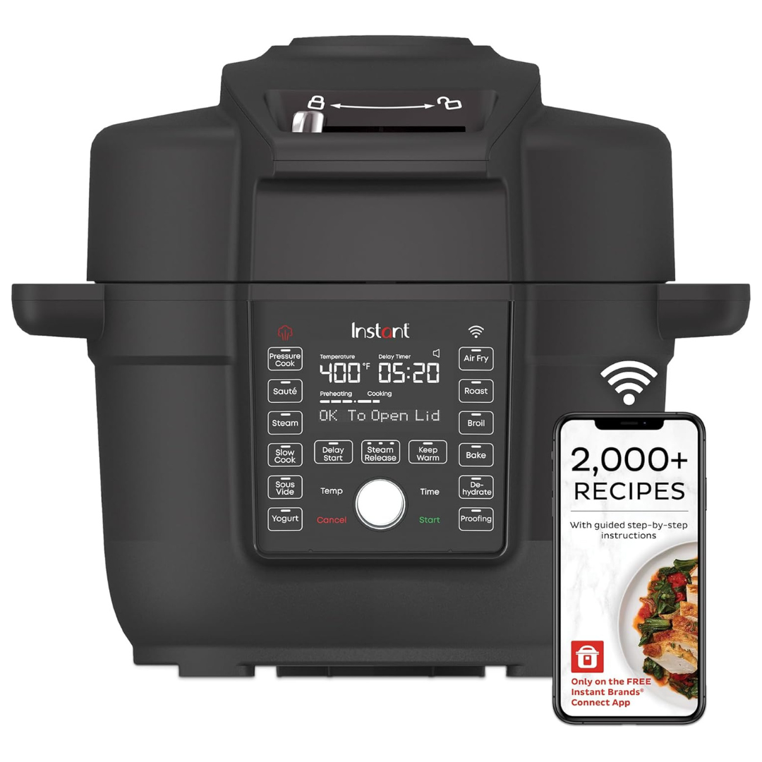 Instant Pot 6.5 Quart 13-in-1 Air Fryer And Pressure Cooker Combo