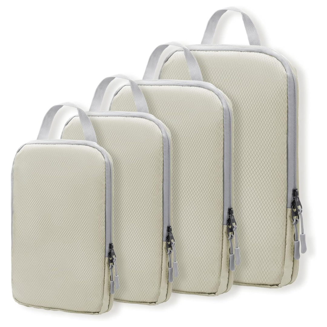 4-Piece Compression Packing Cubes For Suitcases