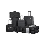 14-Piece Travelers Club Value Travel Luggage Set (Black)