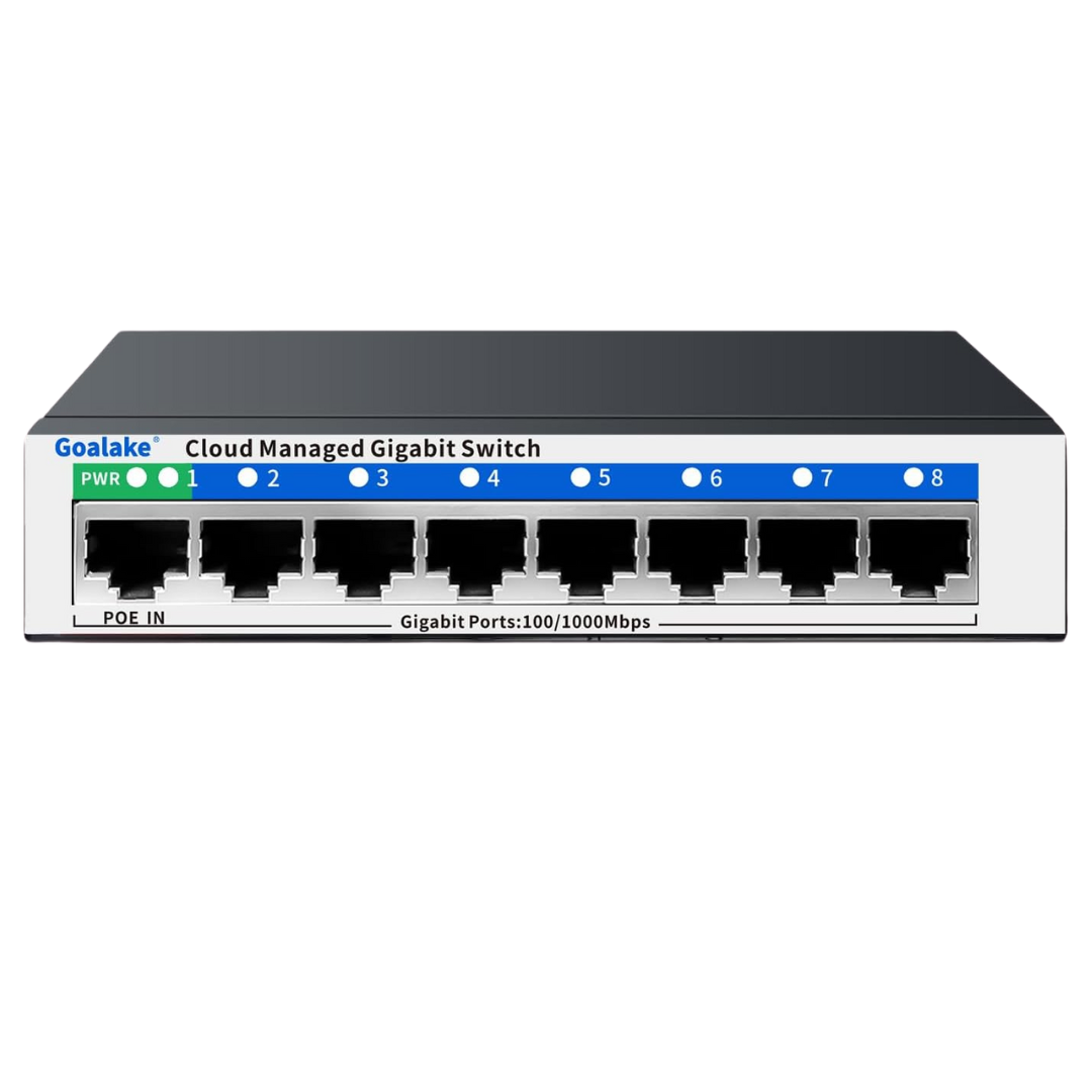 8 Port Gigabit Ethernet Switch Network Hub