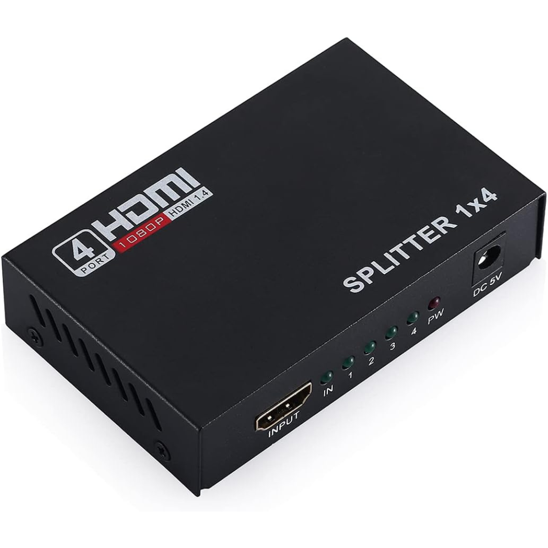 1 in 4 Out 4K HDMI Splitter Hub