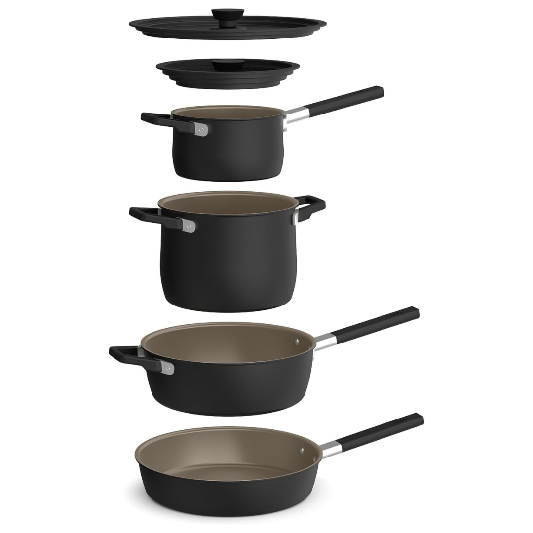 9-Piece Ceramic Nonstick Coating Pans Cookware Set