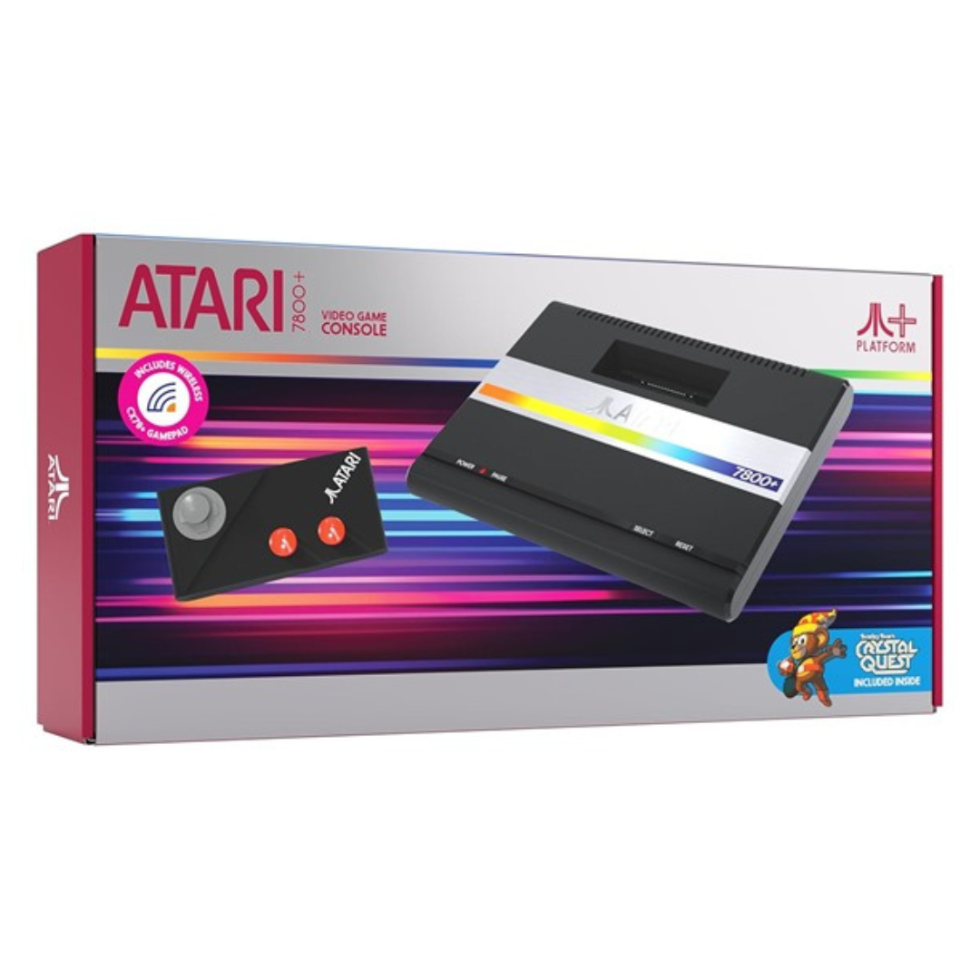 Official Atari 7800+ Console & Wireless Controller