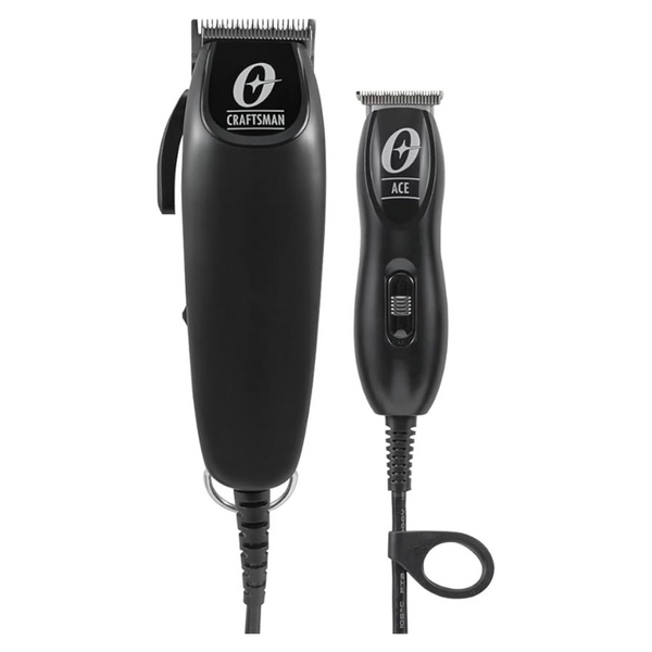 Oster Professional Combo Hair Cutting Kit Including Craftsman Adjustable Mag Clipper & Ace Mini Trimmer