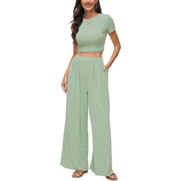 Women's Summer Outfits Matching Lounge Pajamas Set
