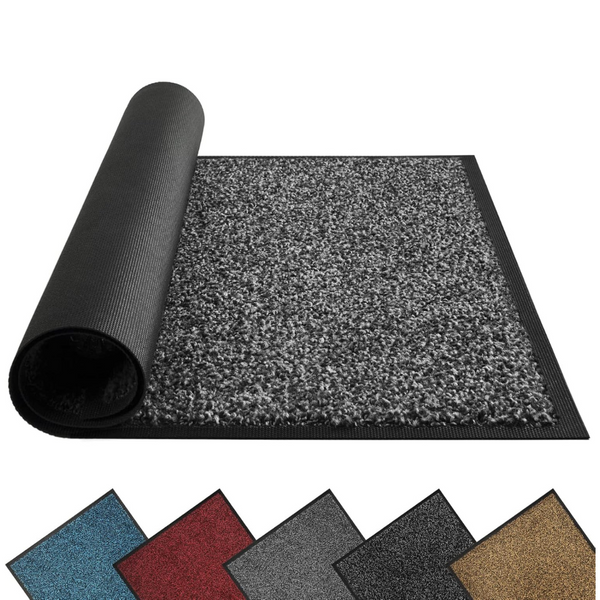 Mibao Rubber Backed Dirt Trapper Washable 20" x 32" Door Mat
