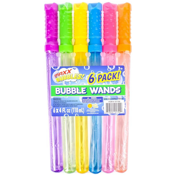 Sunny Days Entertainment Maxx Bubbles 4oz Bubble Wands (6 Pack)