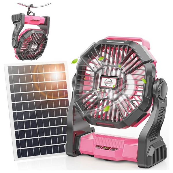 Art In Real 10400mAh USB-Rechargeable Camping Fan & Lantern