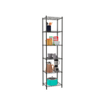 6-Shelf Adjustable Metal Wire Storage Shelving Unit