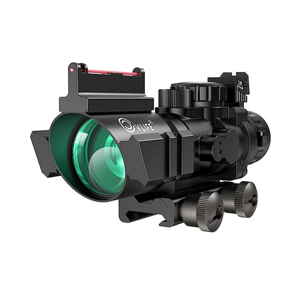 Cvlife 4x32 Red & Green & Blue Illuminated Tactical Rifle Scope