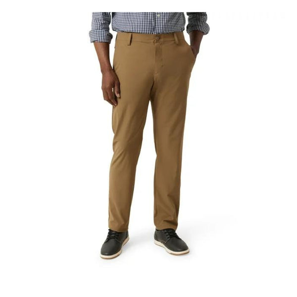 Chaps Men's Flat Front Performance Pants