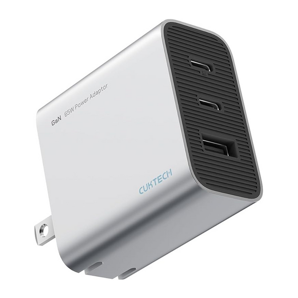 Cargador rápido Cuktech 65W PPS de 3 puertos USB C