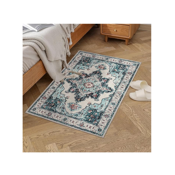 Oriannal Machine Washable Non-Slip Low Pile Throw Entryway Rug (2' x 3')