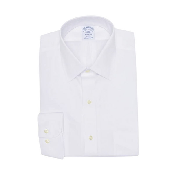 Camisa de vestir de corte estándar y manga larga que no necesita planchado Brooks Brothers