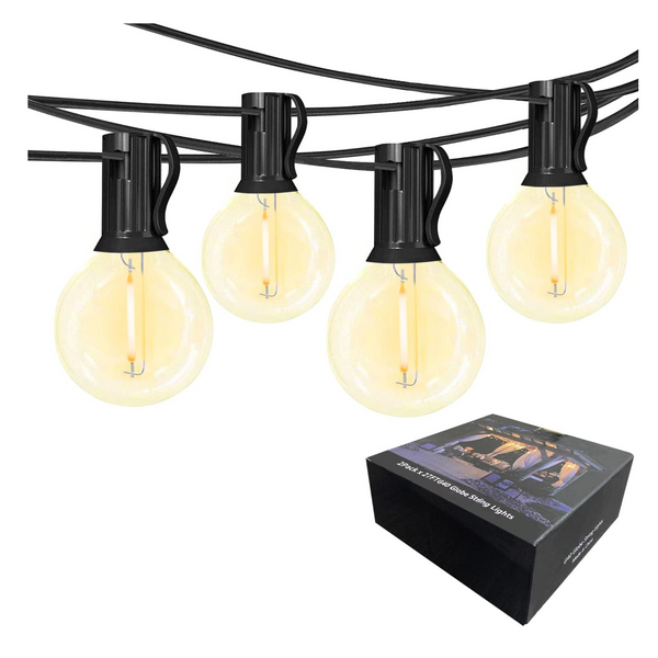 54Ft Globe Outdoor String Lights