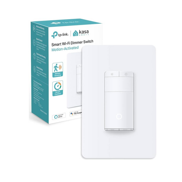 Kasa Smart Motion Sensor Dimmer Light Switch, Compatible with Alexa & Google Assistant