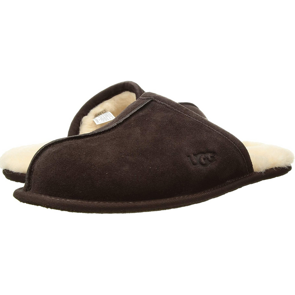 UGG Pantuflas de ante desgastadas para hombre