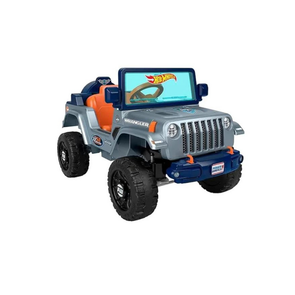 Power Wheels Hot Wheels Jeep Wrangler Toddler Ride-On Toy