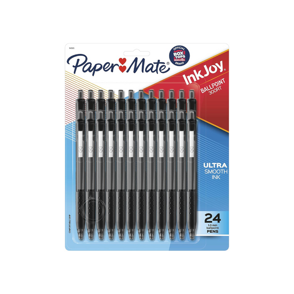 24 bolígrafos retráctiles Paper Mate InkJoy 300RT