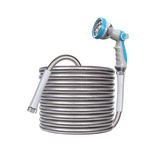 Stainless Steel Garden Hose 50ft - metal expandable