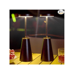 Juego de 2 lámparas de mesa LED inalámbricas recargables Joyfulbid