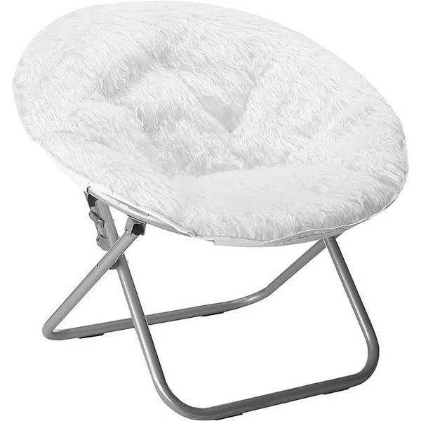 Silla platillo mongol blanca de Urban Shop