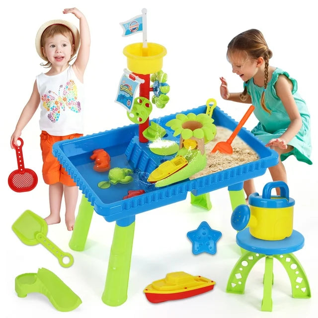 Sand And Water Play Table With 37 Accessories (2 Styles)