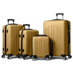 4 Piece Luggage Set With TSA Locks (4 Colors)