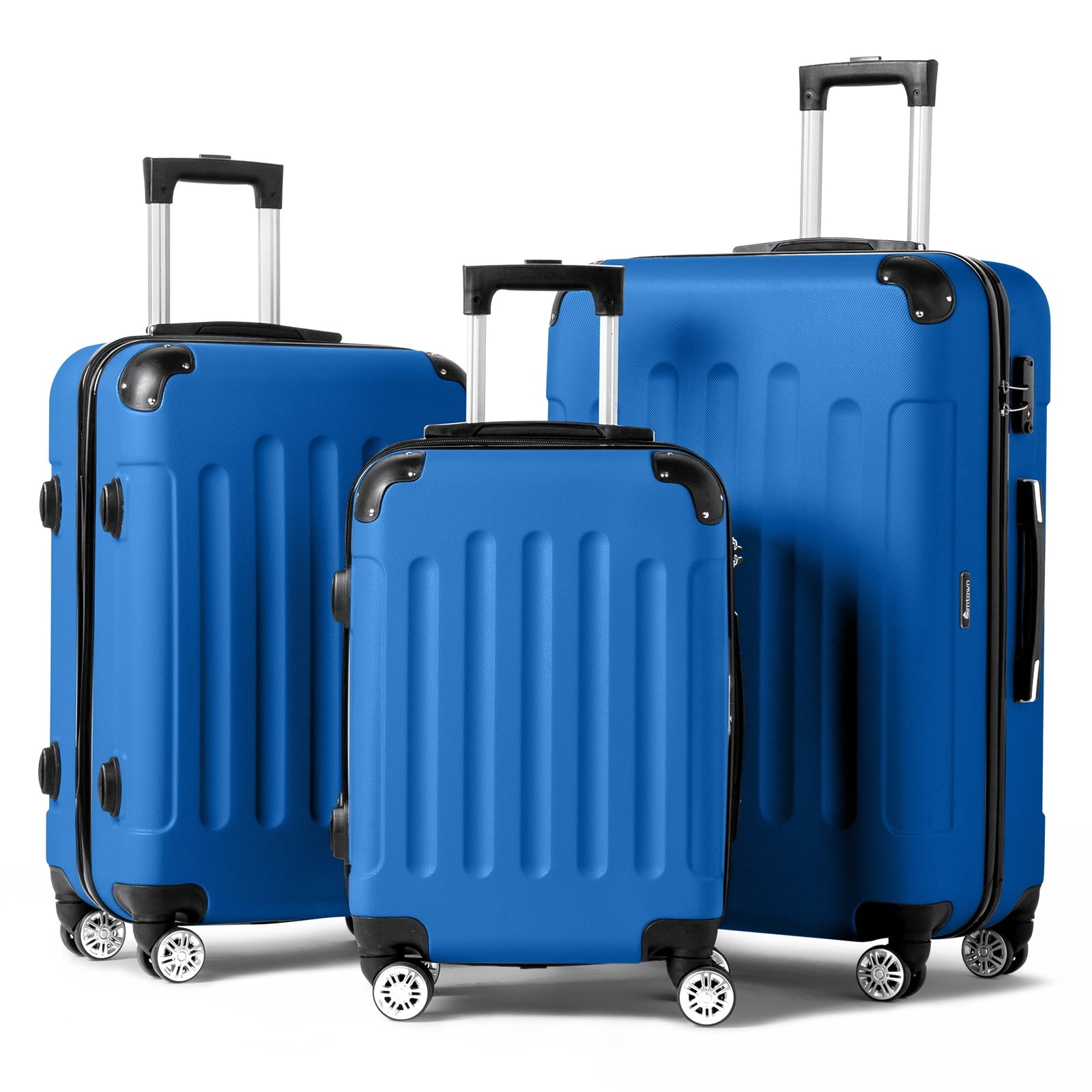 3 Piece Luggage Set with TSA Locks (8 Colors)