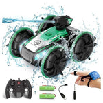 Amphibious Remote Control Car with Self-Priming Water Spray