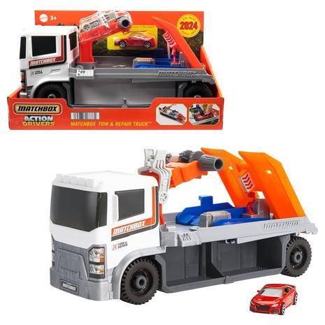 Tow & Repair Truck With Matchbox Toy Car