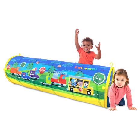 CoComelon Crawl Through Pop Up Play Tunnel Tent