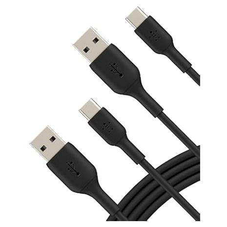 2-Pack Belkin BoostCharge USB-C to USB-A Cable