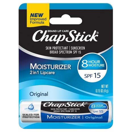 ChapStick Moisturizer 2-in-1 Lip Balm