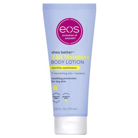 Eos 24H Moisture Vanilla Cashmere Travel Body Lotion