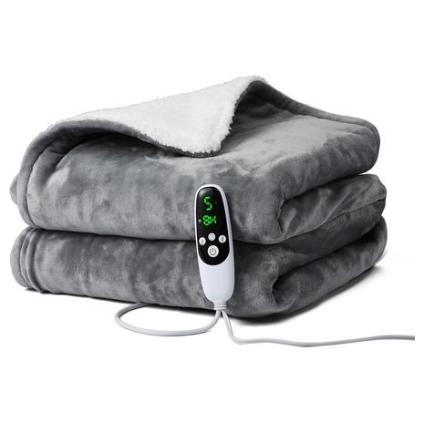 Heated Sherpa Electric Blanket