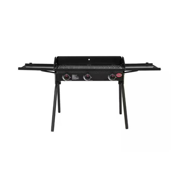 Char-Griller Portable Propane 3-Burner Camp Stove/Grill