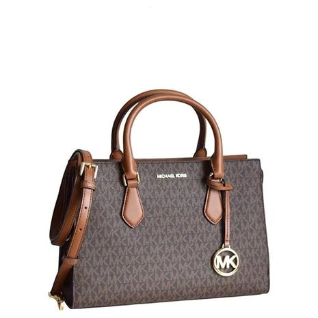 Michael Kors Sheila Medium Logo Satchel Handbag