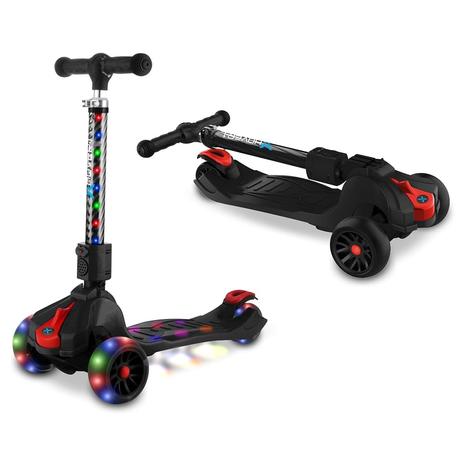 Hover-1 Ziggy Folding Kick Scooter w/ Lean-to-Turn Axle