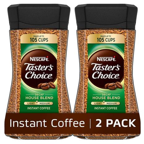 2 Pack Of Decaf Nescafe Taster’s Choice Instant Coffee