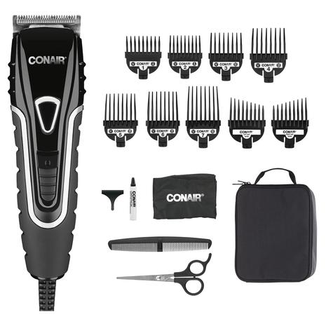 ConairMAN Barbershop Series Professional No-Slip Grip 20-Piece Haircut Kit