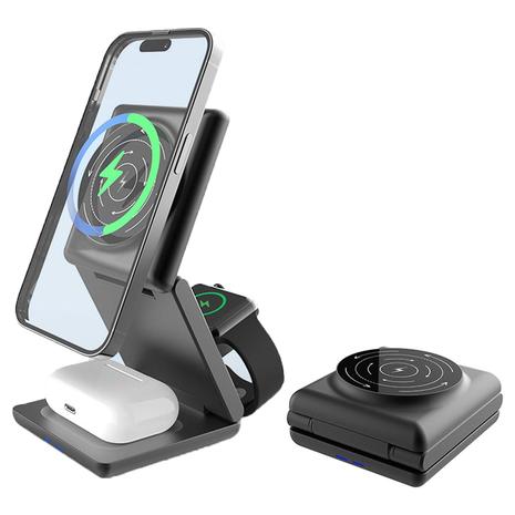 3-in-1 Magnetic Foldable Charging Station