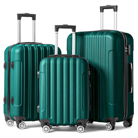 3 Piece Spinner Luggage Sets With TSA Locks (11 Colors)