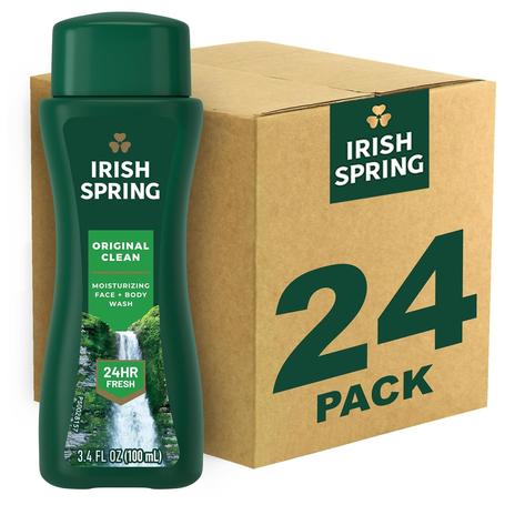 24 Bottles Of Irish Spring Men's Body Wash