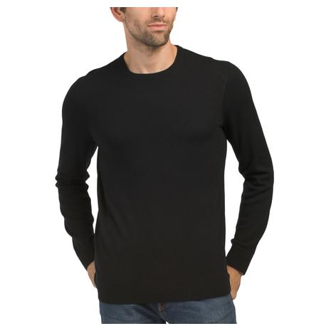 Theory Merino Wool Blend Riland Harmen Crew Neck Sweater