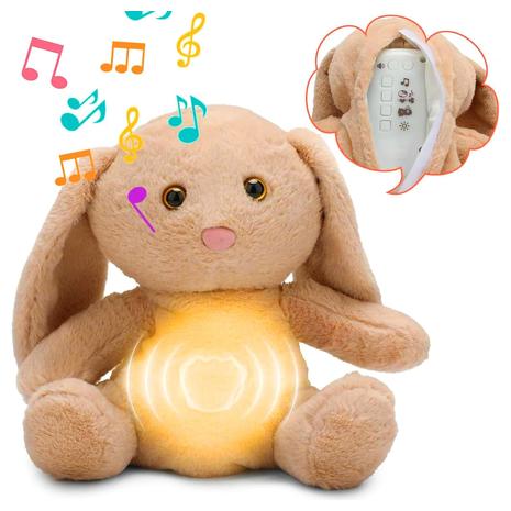 Breathing Plush Rabbit With Calming Lights & Music